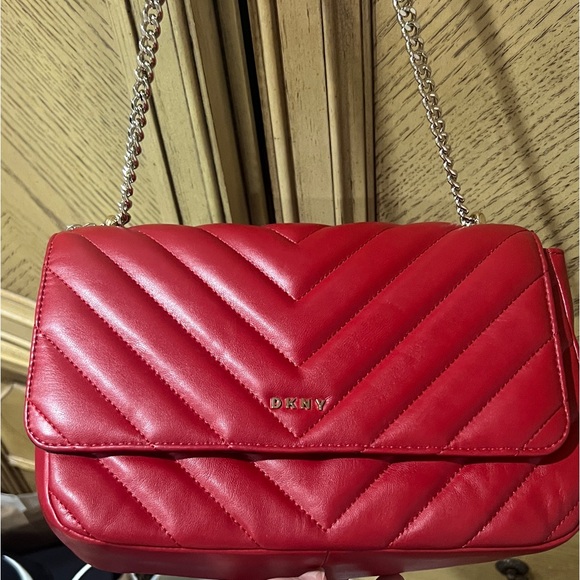 DKNY Cherry Quilted Shoulder Bag